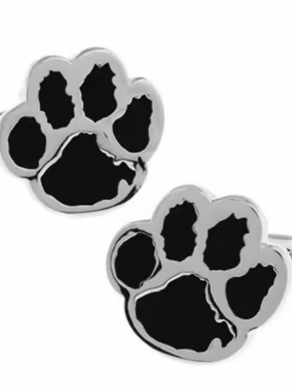 Blue Paw Enamel Cufflinks